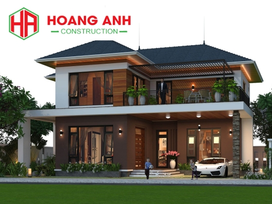 Thiết kế xây dựng mẫu nhà ống có Gara Ô Tô đỗ xe
