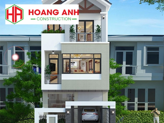 Mẫu nhà đẹp 8x14m nhẹ nhàng sang trọng