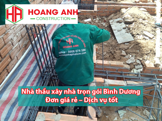xây nhà trọn gói bình dương