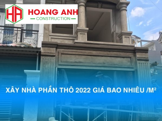 Xây nhà phần thô giá bao nhiêu